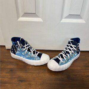 Converse Chuck Taylor “Not a chuck” Blue/Dark Blue High Top sneakers
